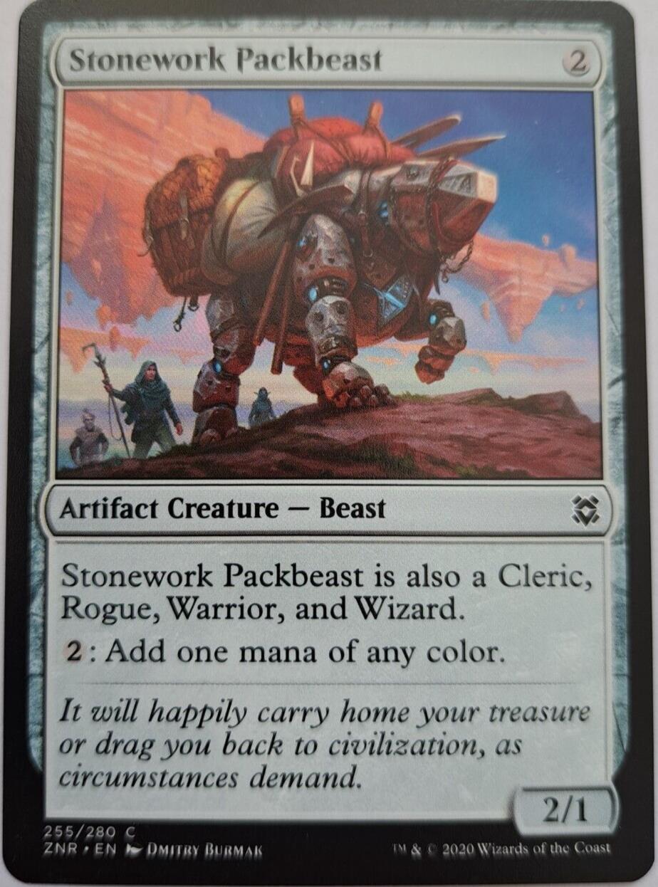 Stonework Packbeast - Zendikar Rising - MTG