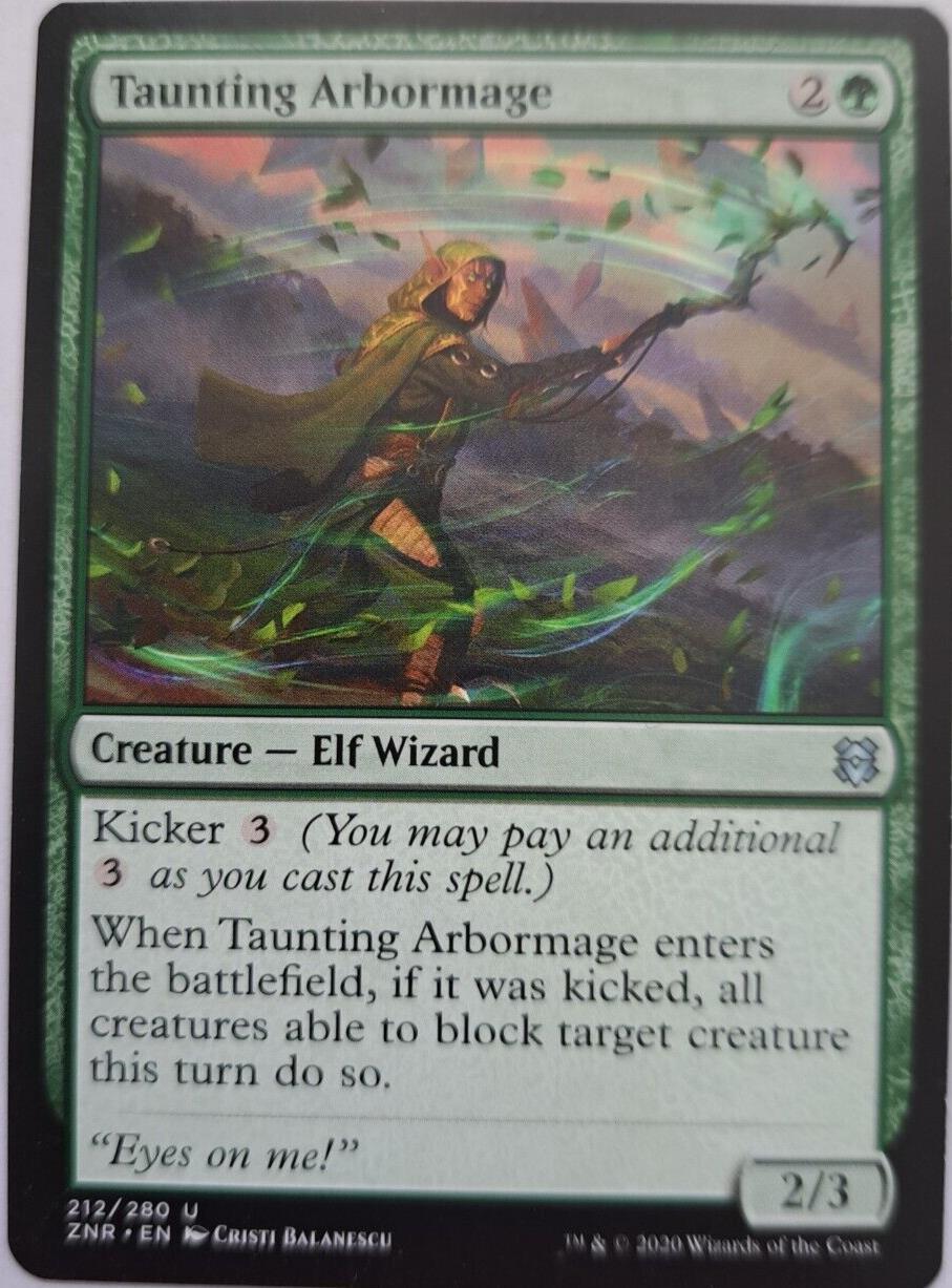 Taunting Arbormage - Zendikar Rising - MTG