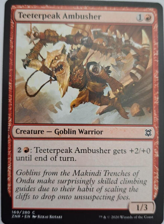 Teeterpeak Ambusher - Zendikar Rising - MTG