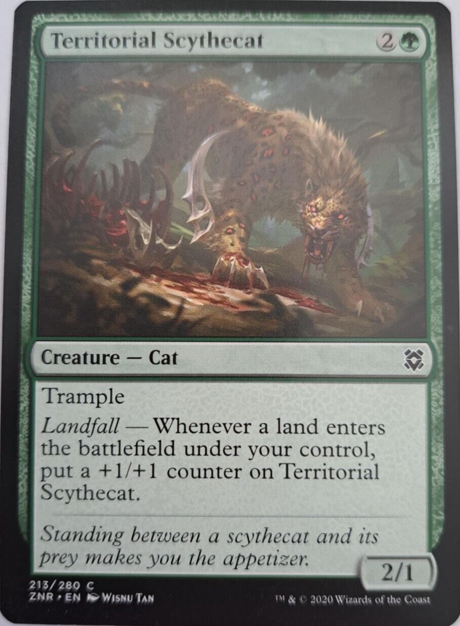 Territorial Scythecat - Zendikar Rising - MTG