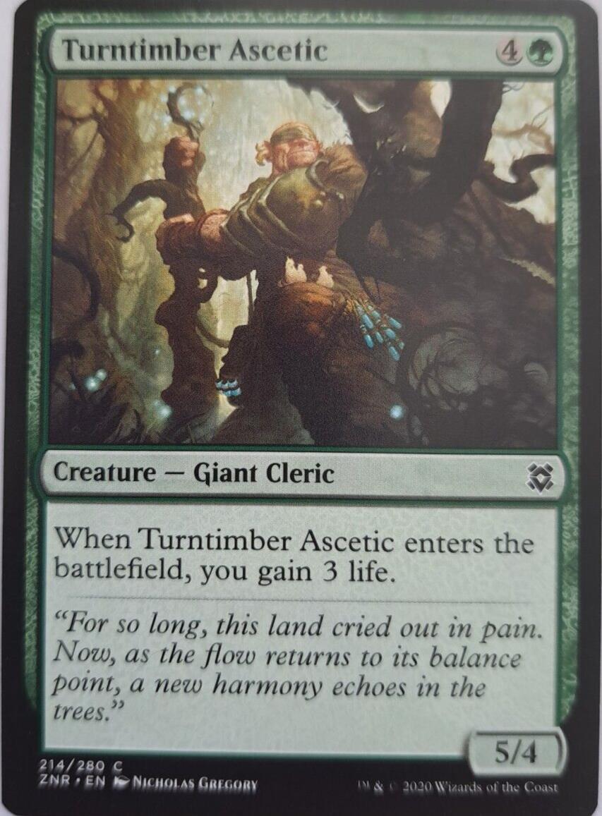 Turntimber Ascetic - Zendikar Rising - MTG