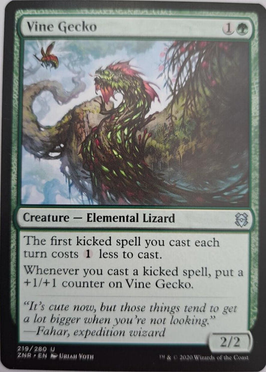 Vine Gecko - Zendikar Rising - MTG
