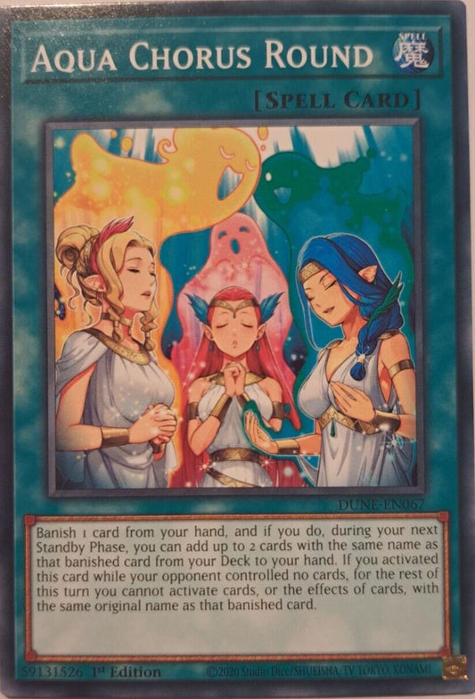 Aqua Chorus Round - DUNE-EN067 - Common - YuGiOh