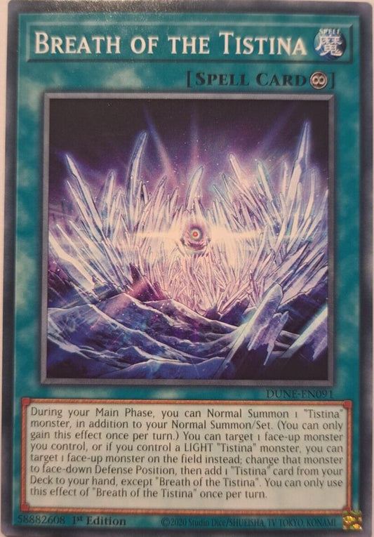 Breath Of The Tistina - DUNE-EN091 - Common - YuGiOh