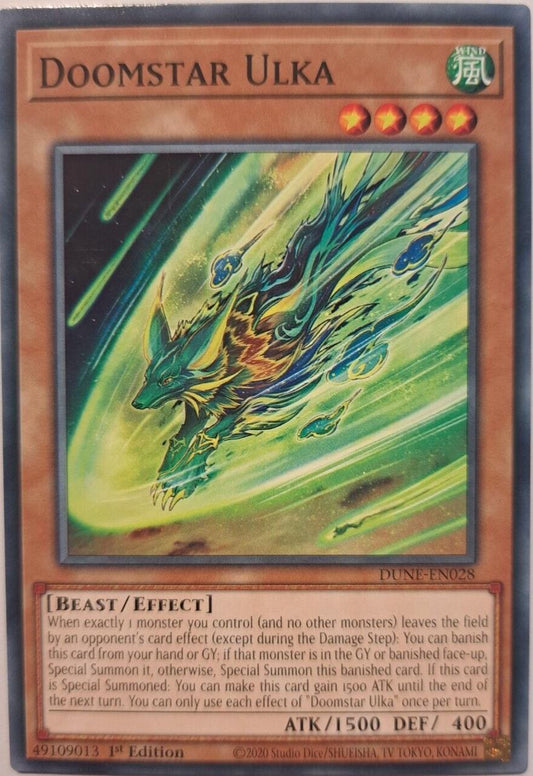 Doomstar Ulka - DUNE-EN028 - Common - YuGiOh