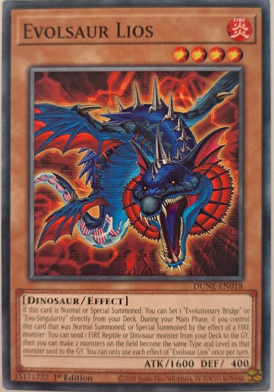 Evolsaur Lios - DUNE-EN018 - Common - YuGiOh