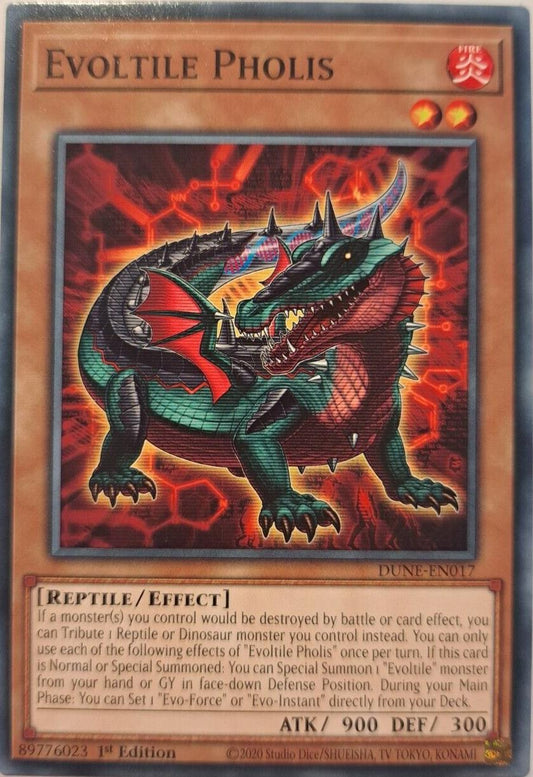 Evolsaur Pholis - DUNE-EN017 - Common - YuGiOh