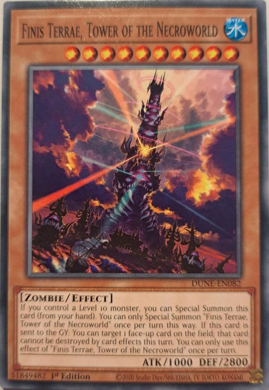 Finis Terrae, Tower Of The Necroworld - DUNE-EN082 - Common - YuGiOh