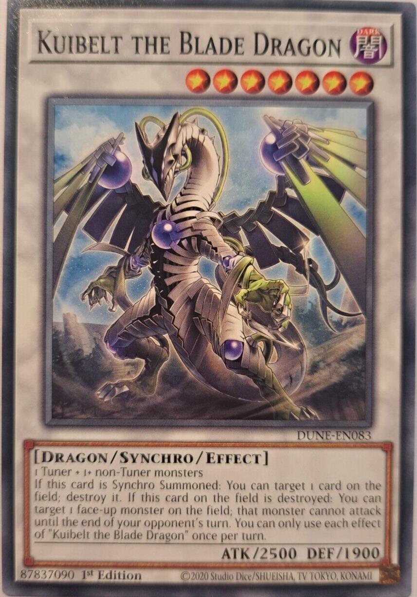 Kuibelt The Blade Dragon - DUNE-EN083 - Common - YuGiOh