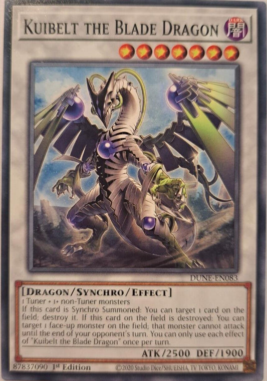 Kuibelt The Blade Dragon - DUNE-EN083 - Common - YuGiOh