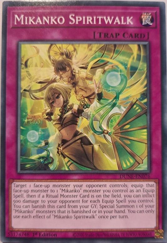 Mikanko Spiritwalk - DUNE-EN076 - Common - YuGiOh