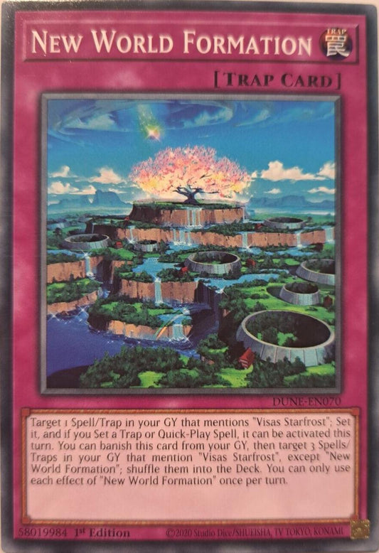 New World Formation - DUNE-EN070 - Common - YuGiOh