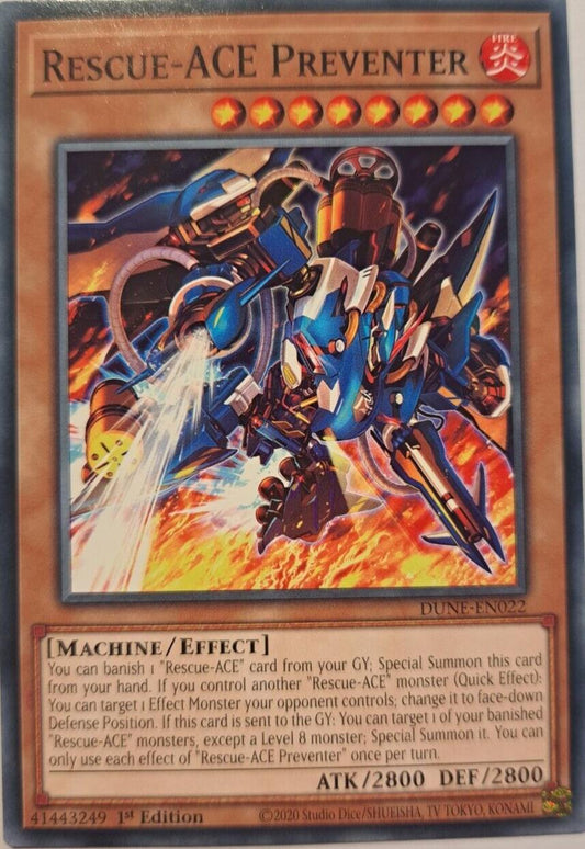 Rescue-ACE Preventer - DUNE-EN022 - Common - YuGiOh