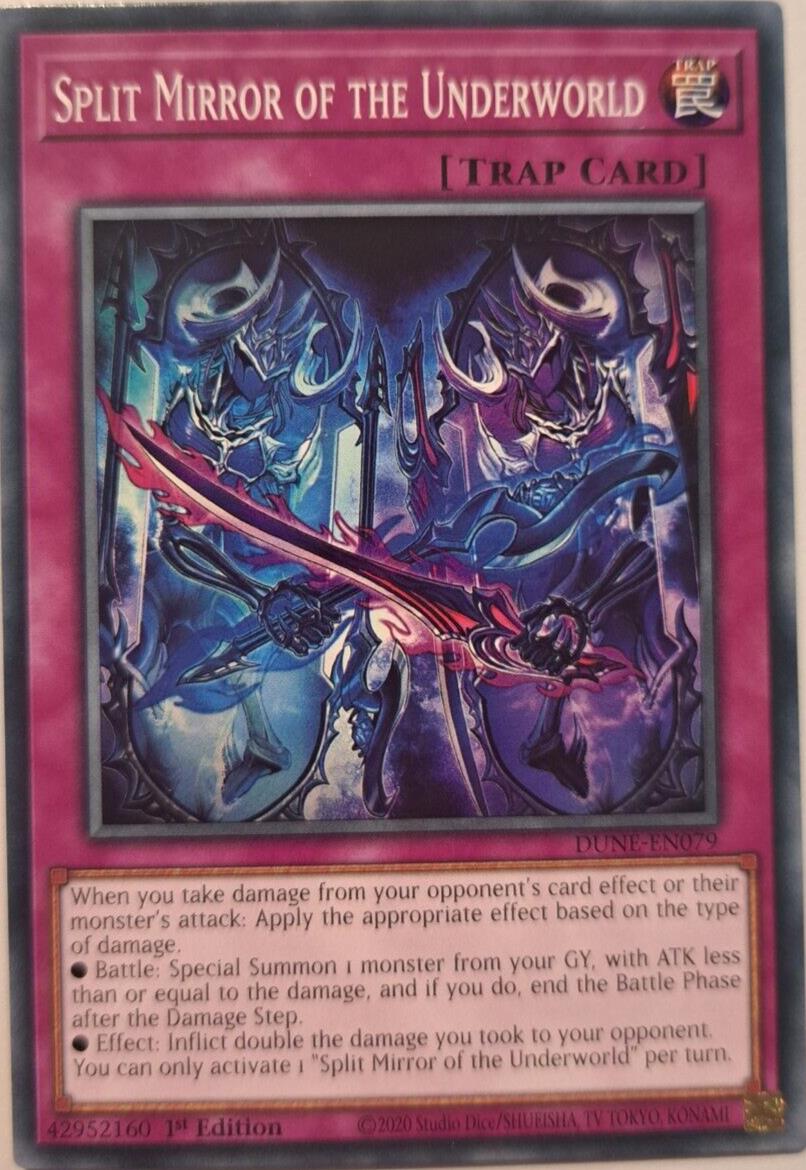 Split Mirror Of The Underworld - DUNE-EN079 - Common - YuGiOh