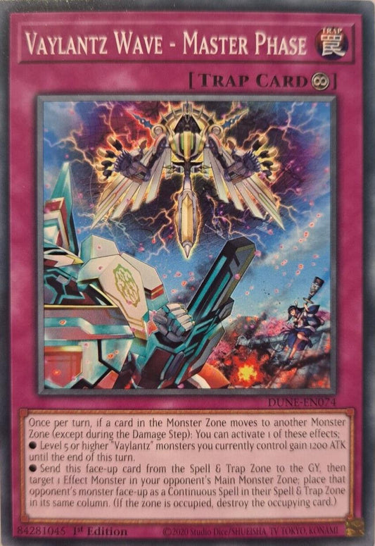 Vaylantz Wave - Master Phase - DUNE-EN074 - Common - YuGiOh