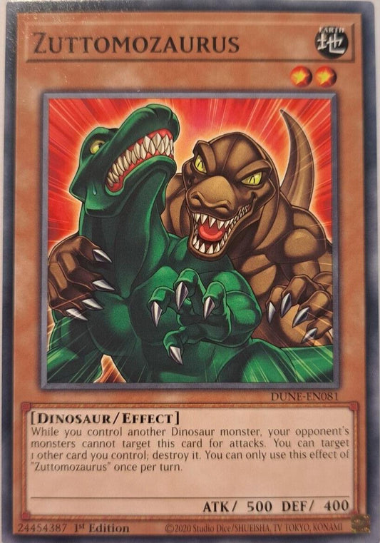 Zuttomozaurus - DUNE-EN081 - Common - YuGiOh