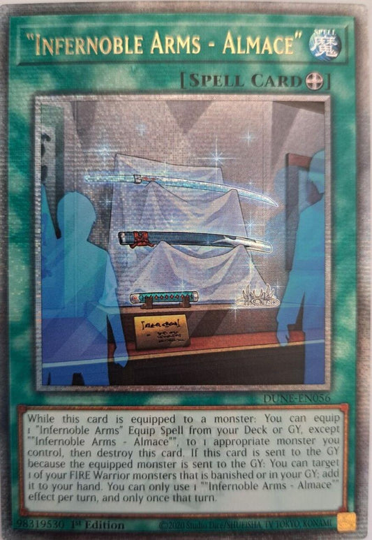 Infernoble Arms - Almace - DUNE-EN056 - Quarter Century Rare - YuGiOh