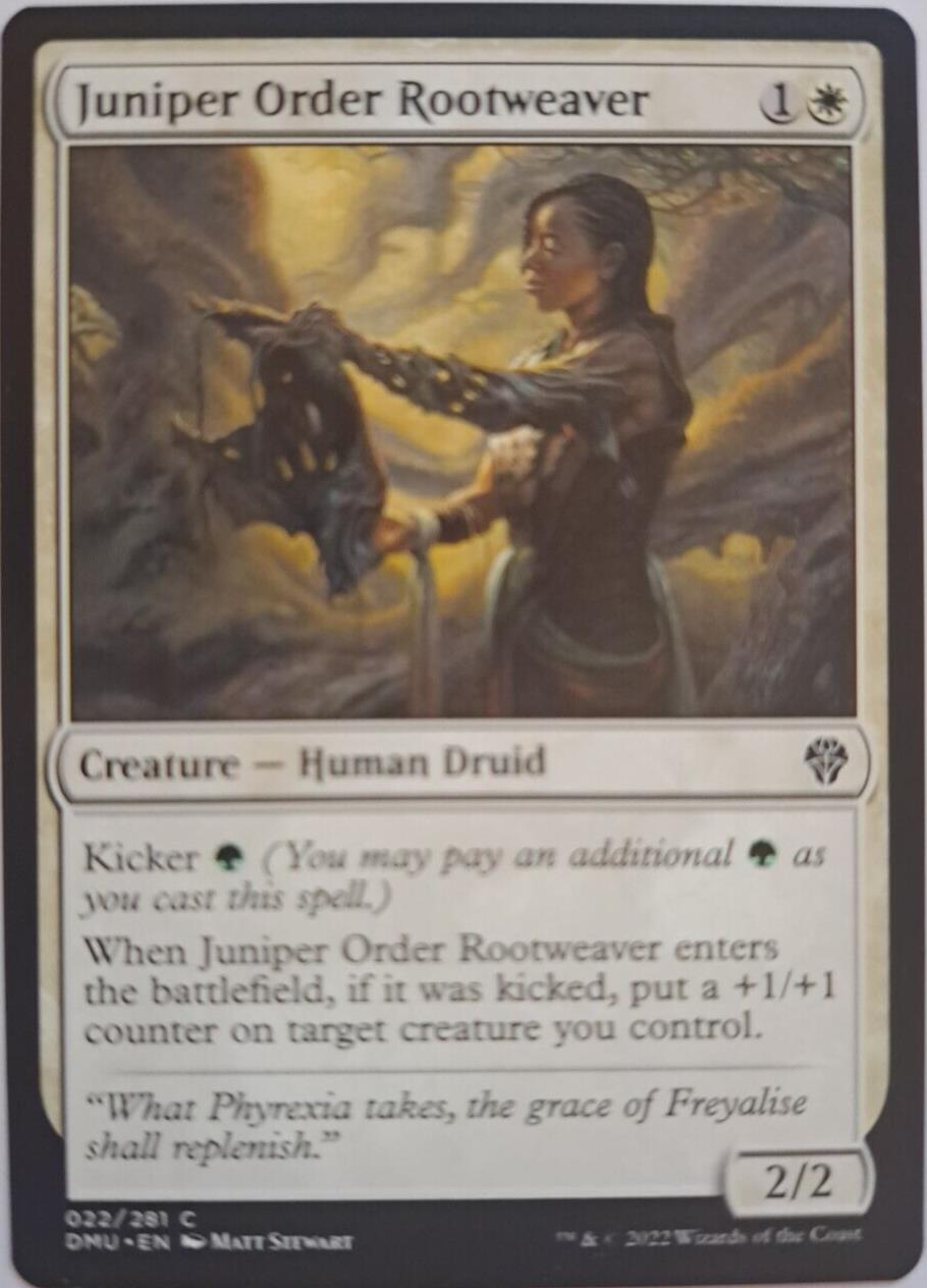 Juniper Order Rootweaver - Dominaria United - MTG