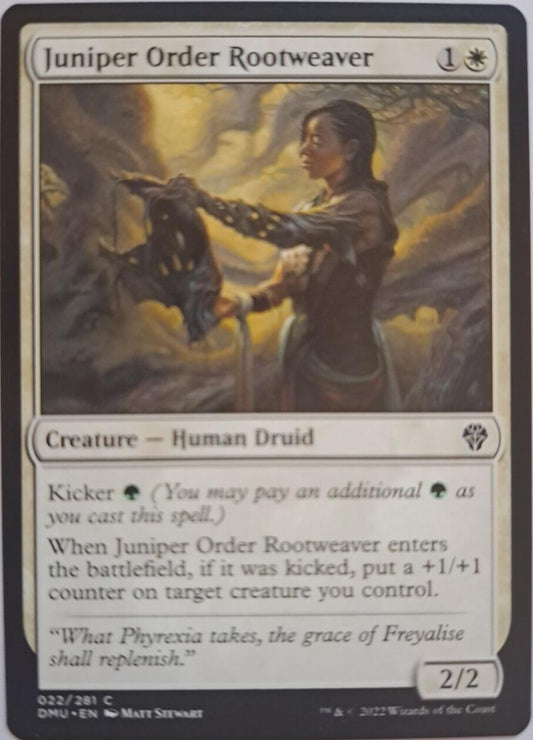 Juniper Order Rootweaver - Dominaria United - MTG