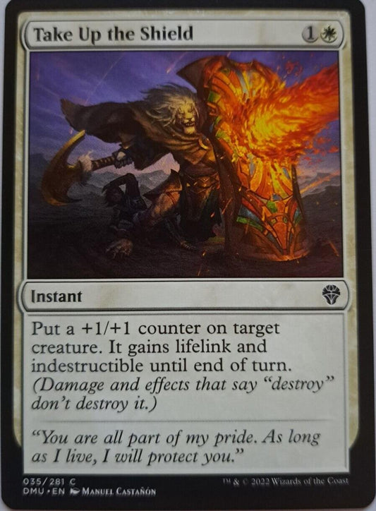 Take Up the Shield - Dominaria United - MTG
