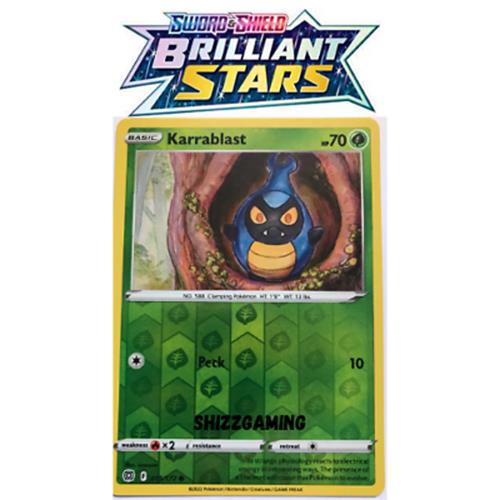 Karrablast 015/172 - Common Reverse Holo - Pokémon Cards Brilliant Stars