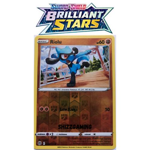 Riolu 078/172 - Common Reverse Holo - Pokémon Cards Brilliant Stars