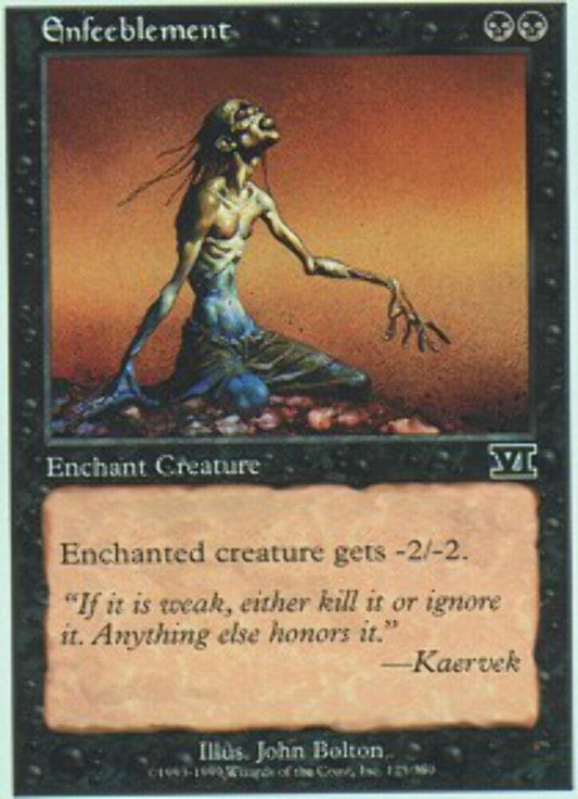 Enfeeblement 6th Edition - MTG