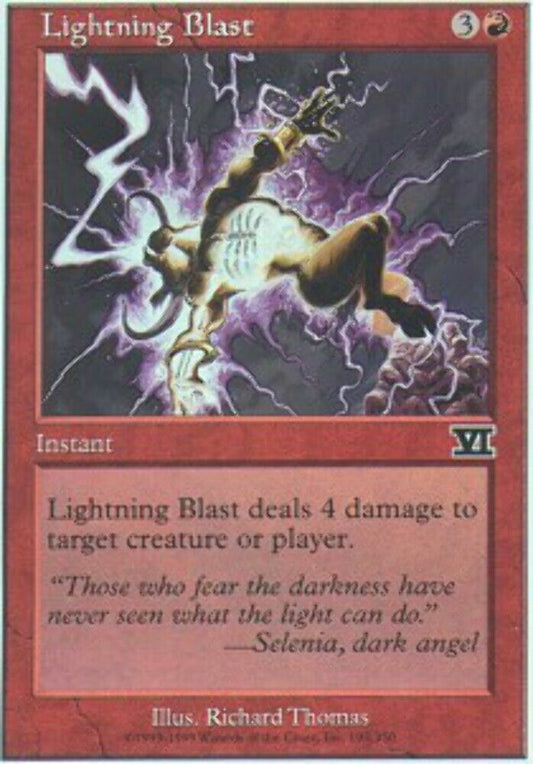 Lightning Blast 6th Edition - MTG