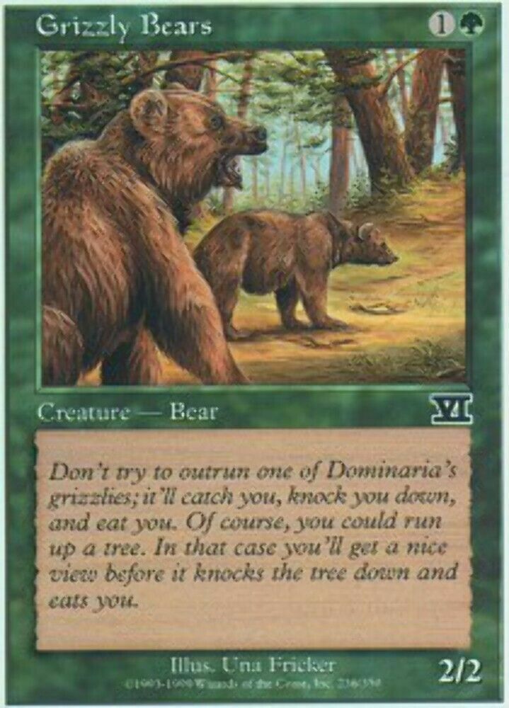 Grizzly Bears 6th Edition - MTG