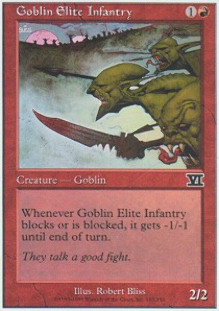 Goblin Elite Infantry 6th Edition - MTG