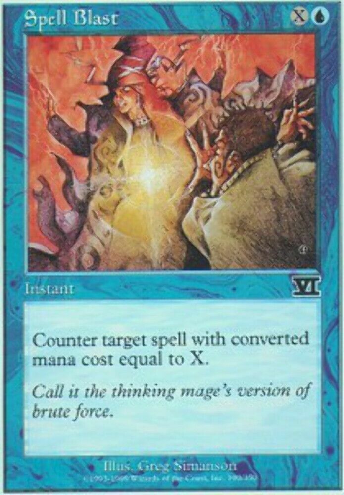 Spell Blast 6th Edition - MTG