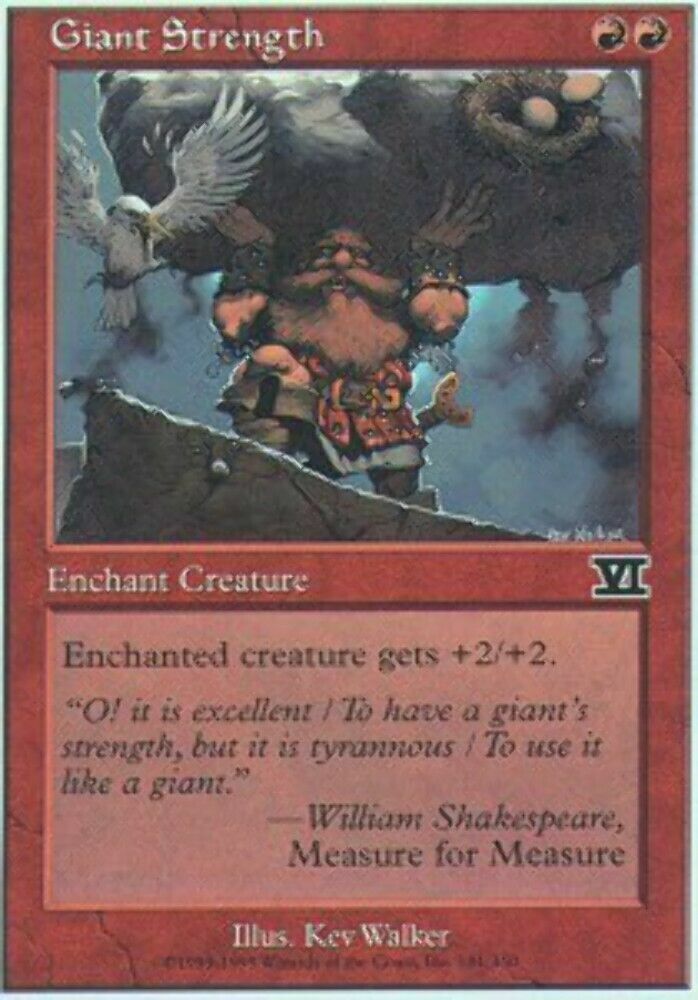 Giant Strength 6th Edition - MTG