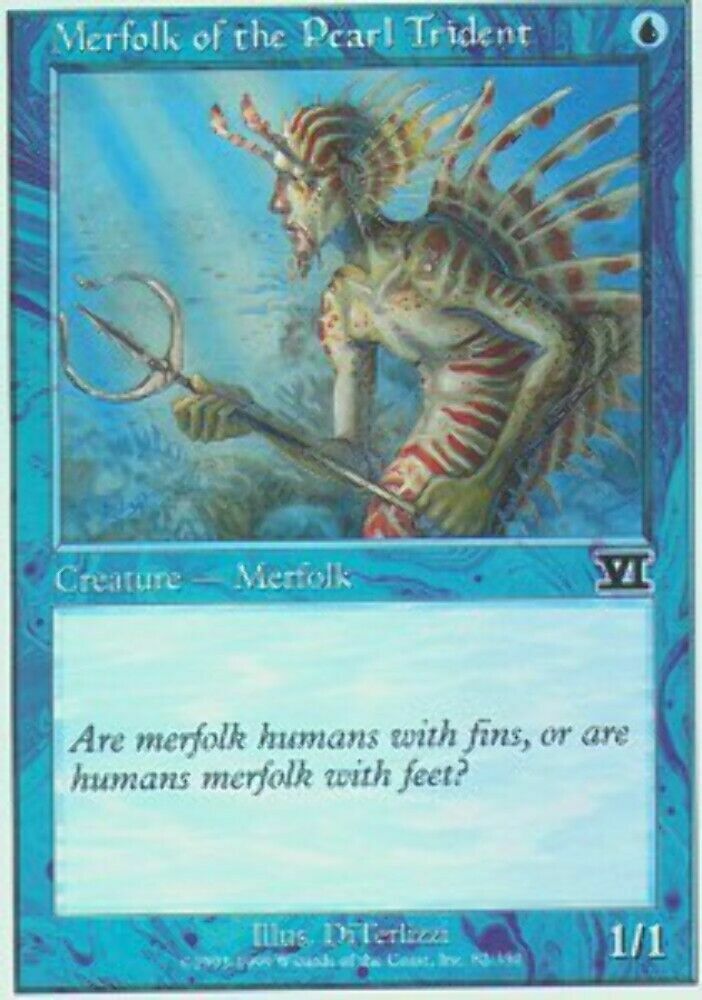 Merfolk of the Pearl Trident 6th Edition - MTG