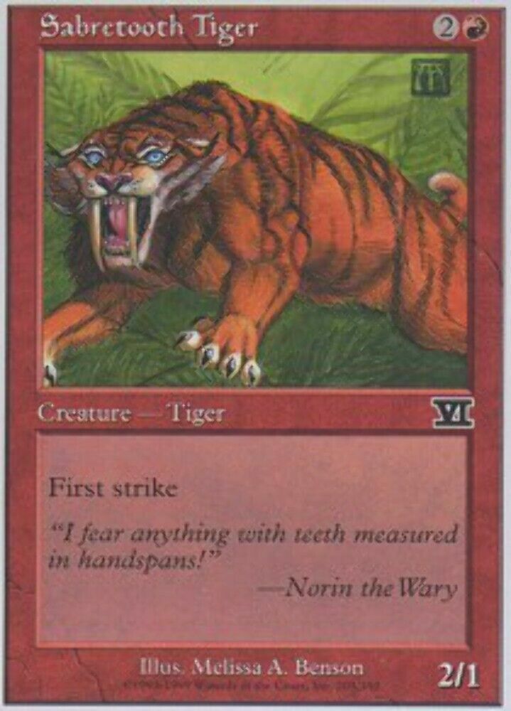 Sabretooth Tiger 6th Edition - MTG