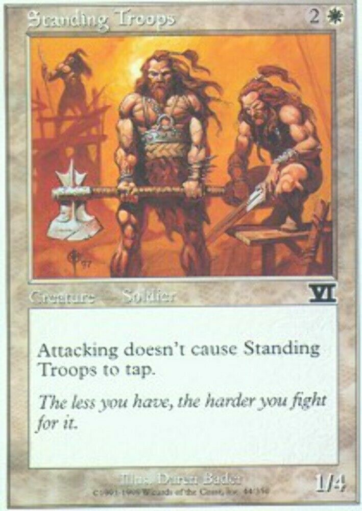 Standing Troops 6th Edition - MTG