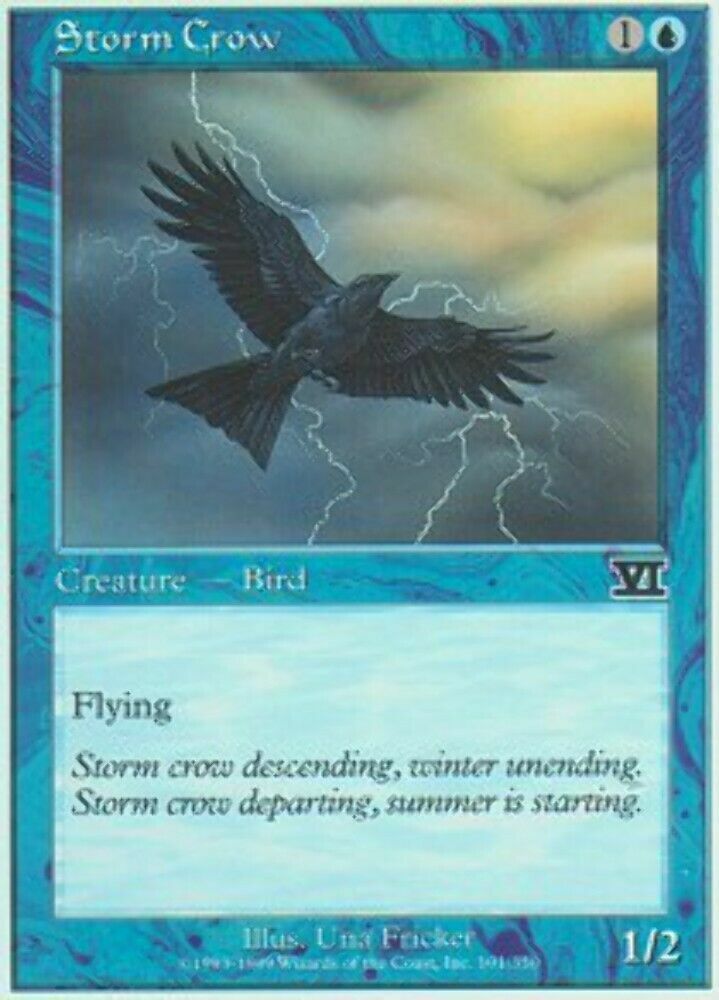 Storm Crow 6th Edition - MTG