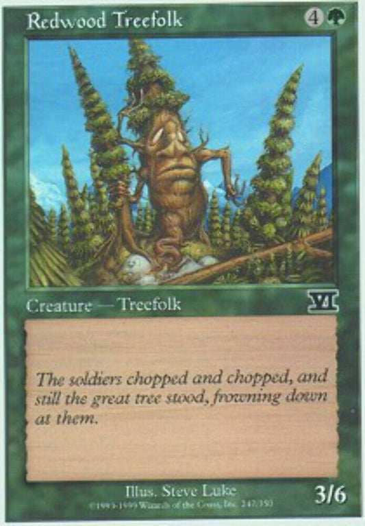 Redwood Treefolk 6th Edition - MTG