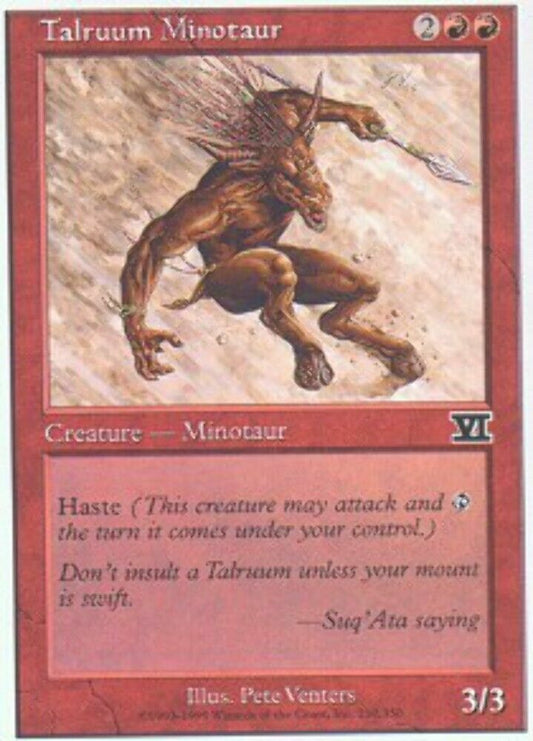 Talruum Minotaur 6th Edition - MTG