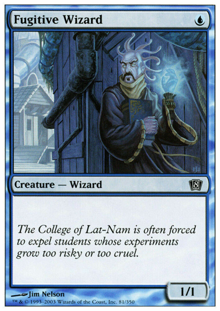 Fugitive Wizard 8th Edition - MTG