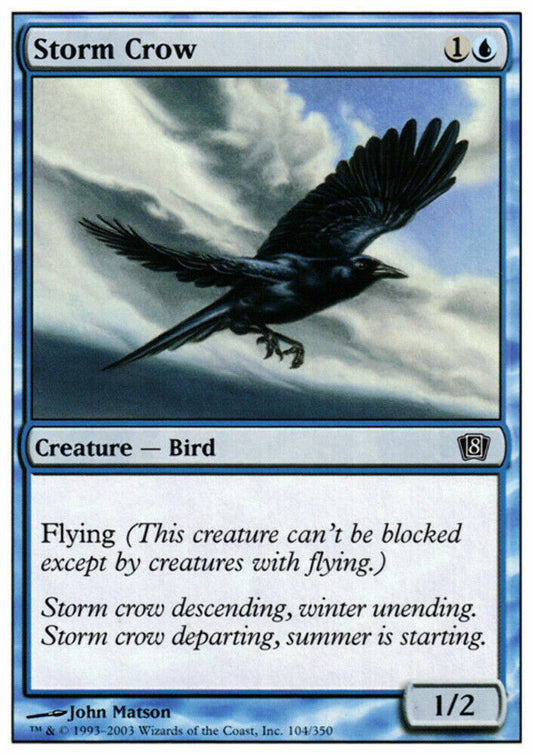 Storm Crow 8th Edition - MTG