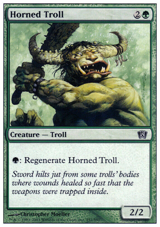 Horned Troll 8th Edition - MTG