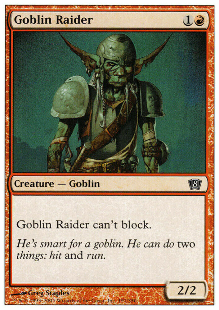 Goblin Raider 8th Edition - MTG