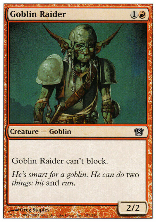 Goblin Raider 8th Edition - MTG