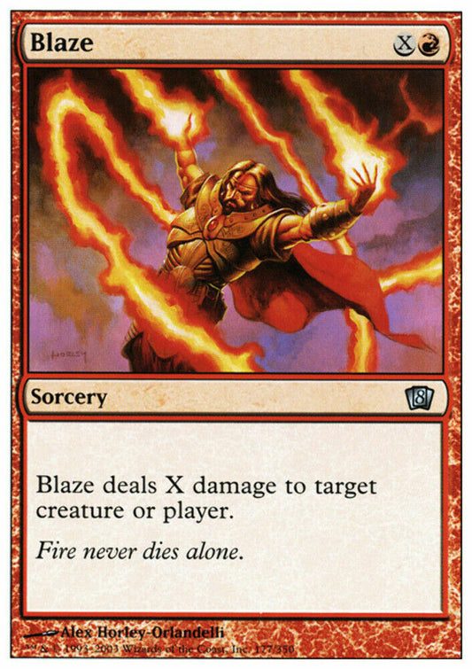 Blaze 8th Edition - MTG