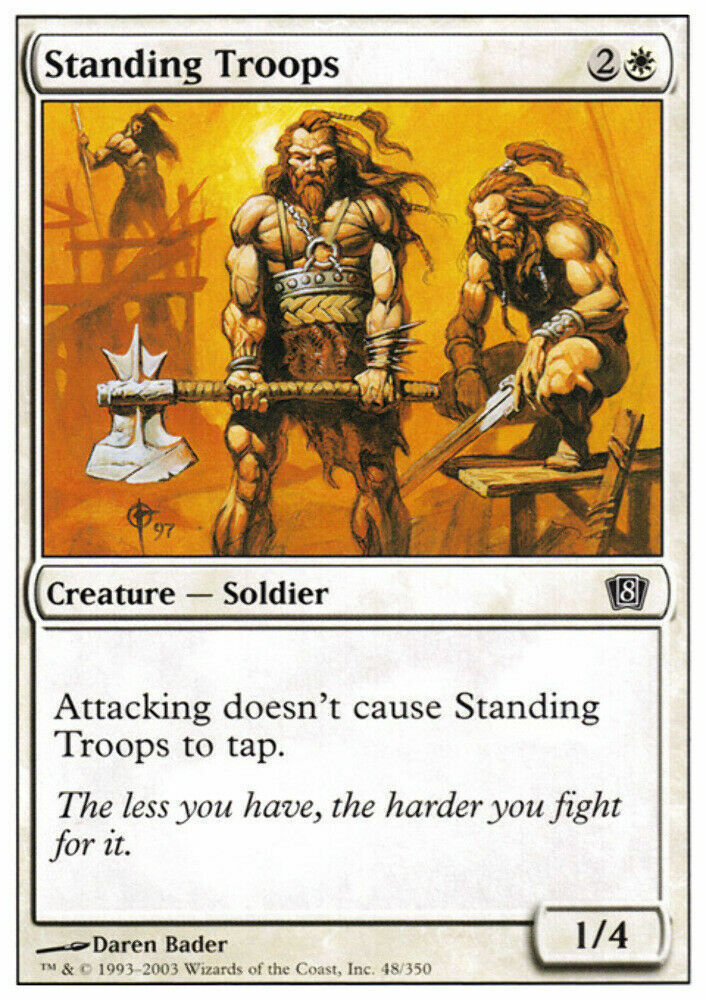 Standing Troops 8th Edition - MTG