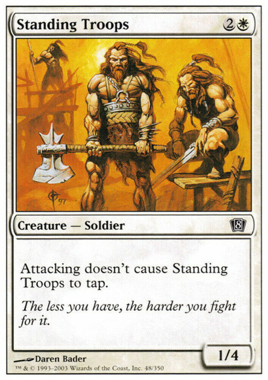 Standing Troops 8th Edition - MTG