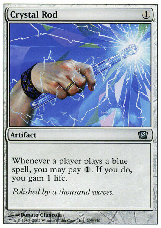 Crystal Rod 8th Edition - MTG