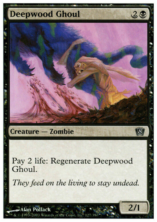 Deepwood Ghoul - Foil 8th Edition - MTG