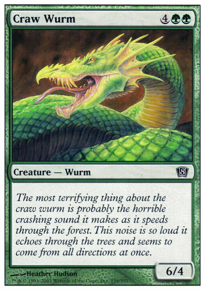 Craw Wurm 8th Edition - MTG