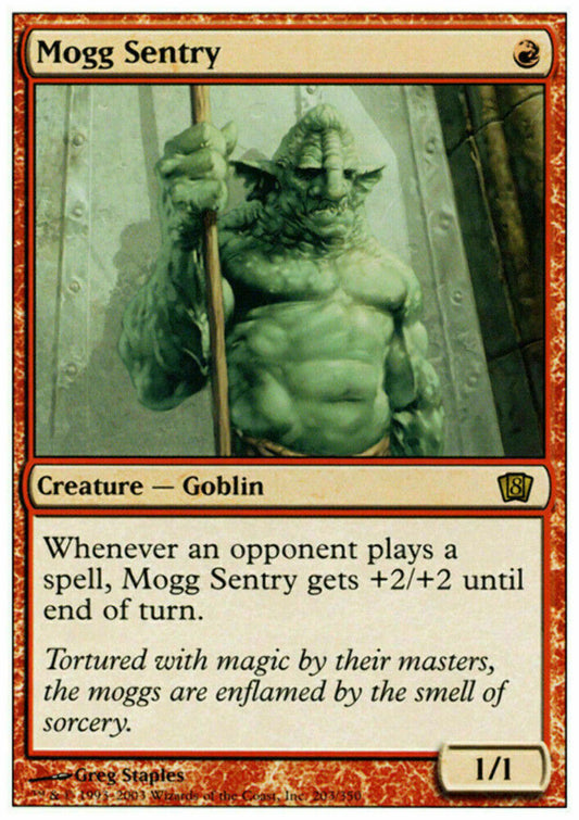 Mogg Sentry 8th Edition - MTG